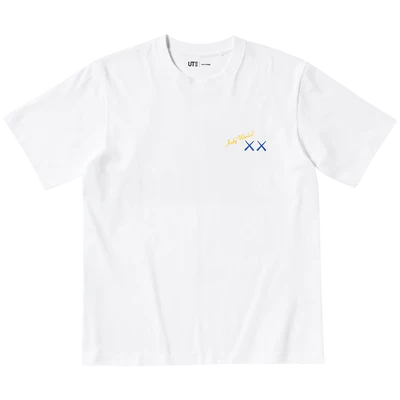 KAWS x Warhol UNIQLO UT Graphic T-Shirt 'White Blue'