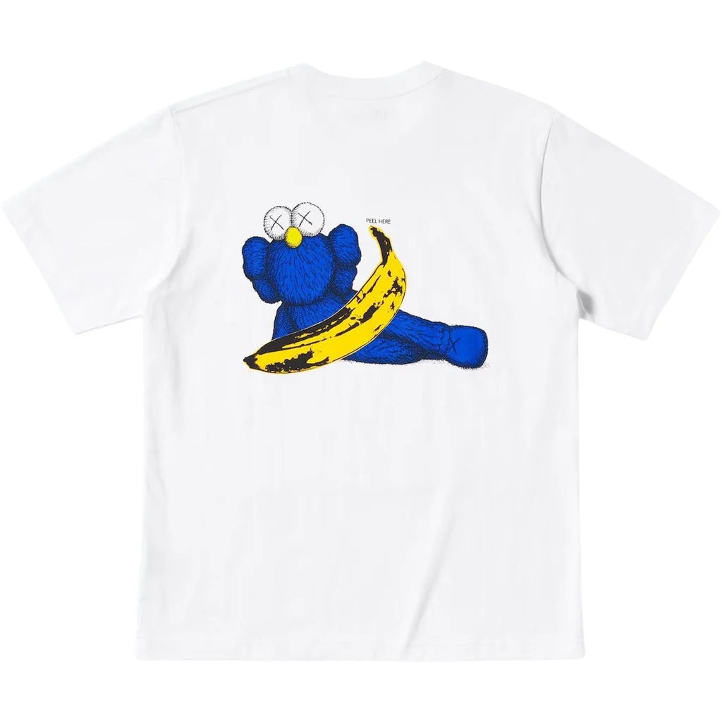 KAWS x Warhol UNIQLO UT Graphic T-Shirt 'White Blue'