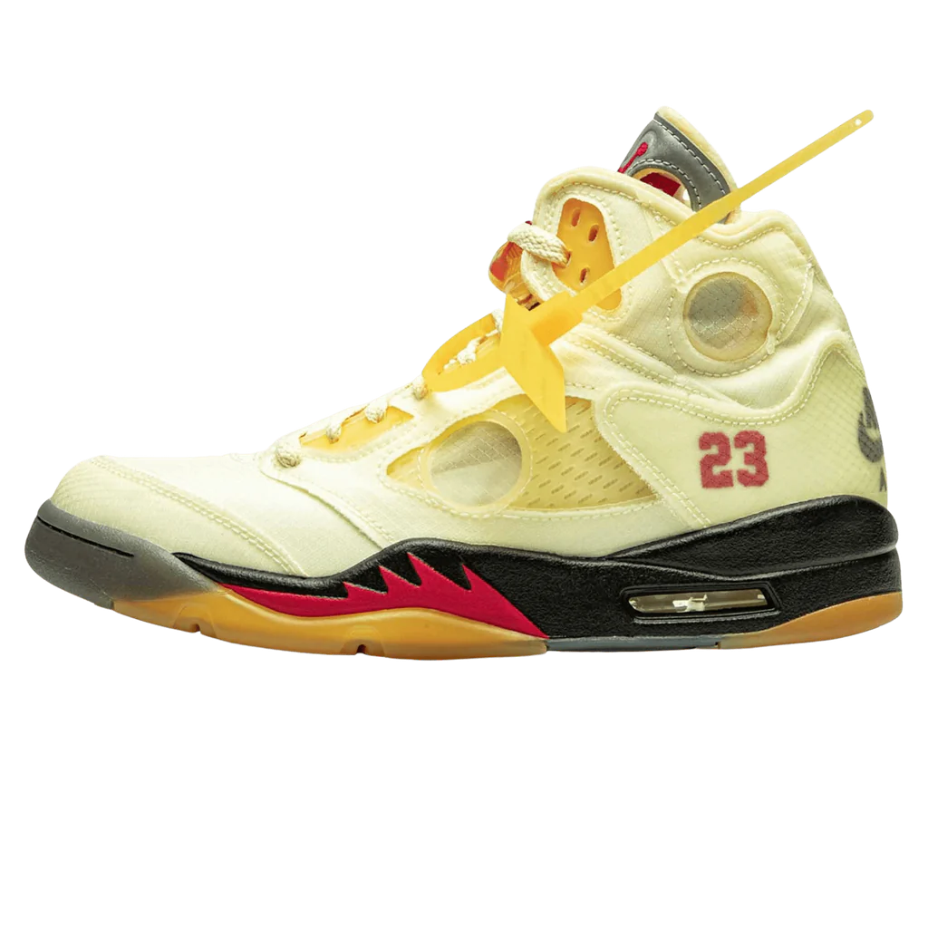 Off-White x Air Jordan 5 Retro PS 'Sail'