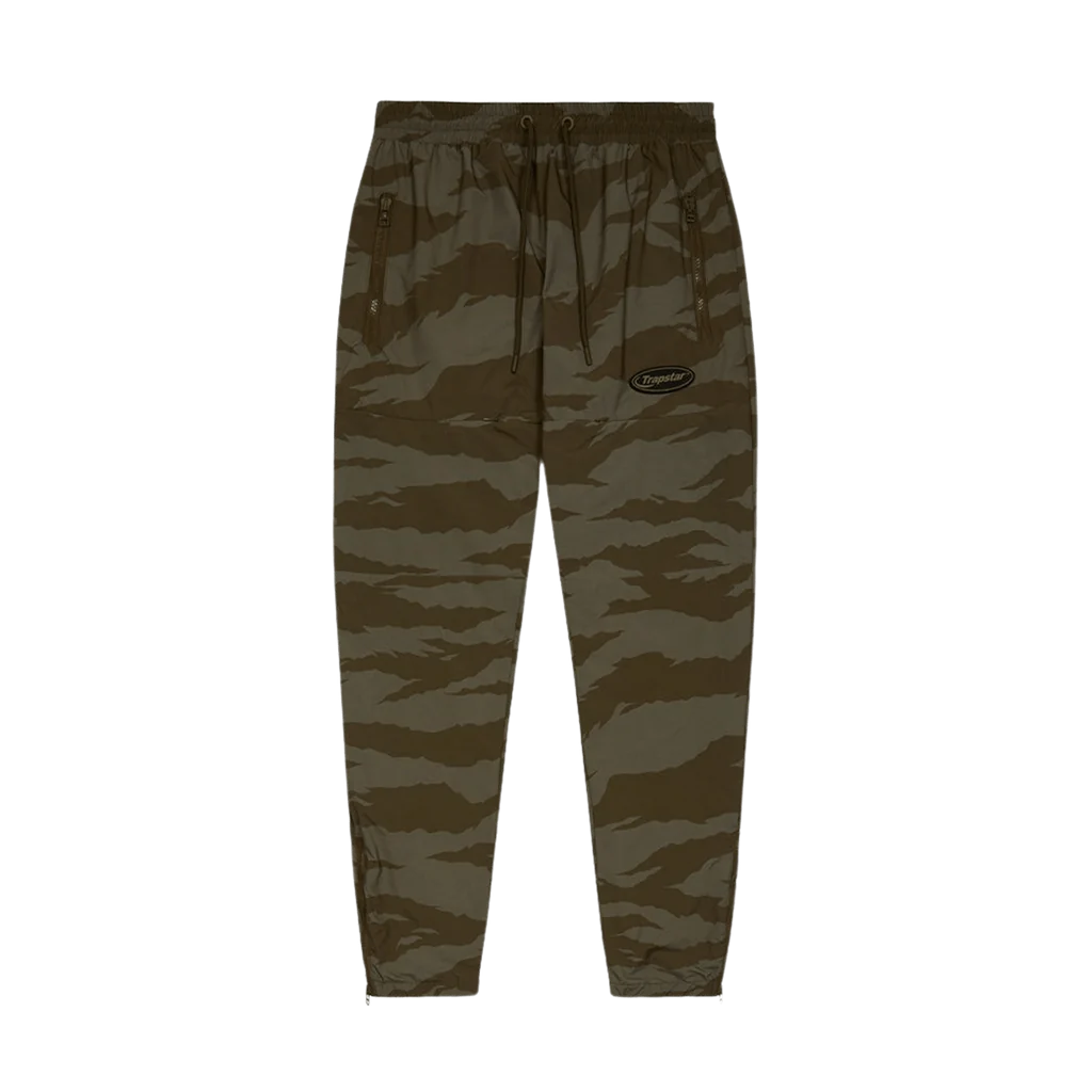Trapstar Hyperdrive Track Bottom - Tiger Camo 'Khaki'