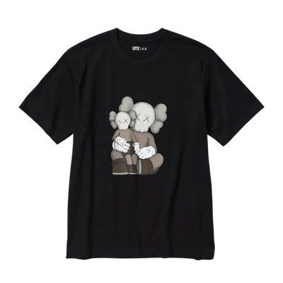 KAWS x UNIQLO UT Graphic T-Shirt 'Black'